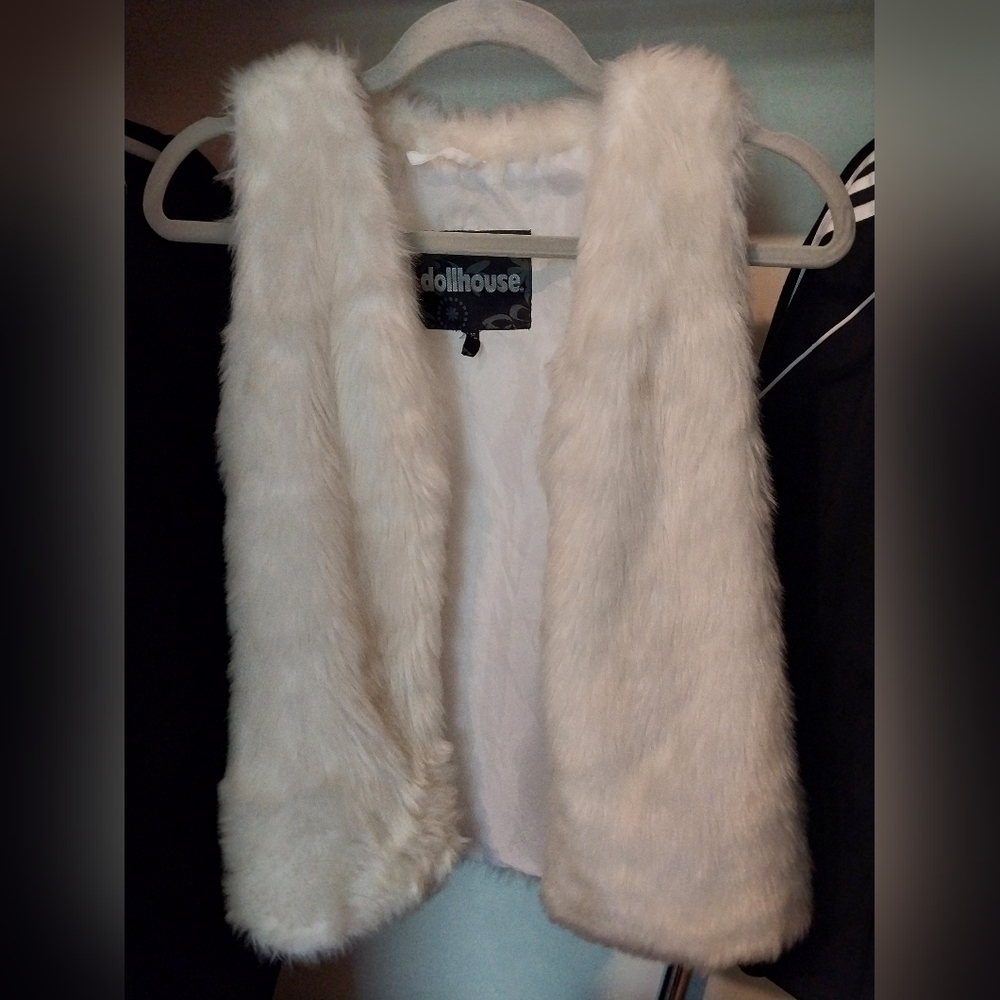 DollHouse Open Arm Faux fur coat for Kids